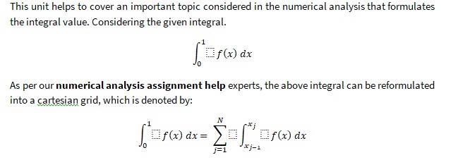 Numerical Analysis Assignment Expert