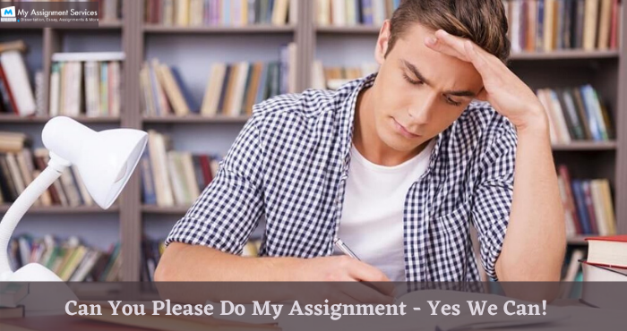 Please do my assignment
