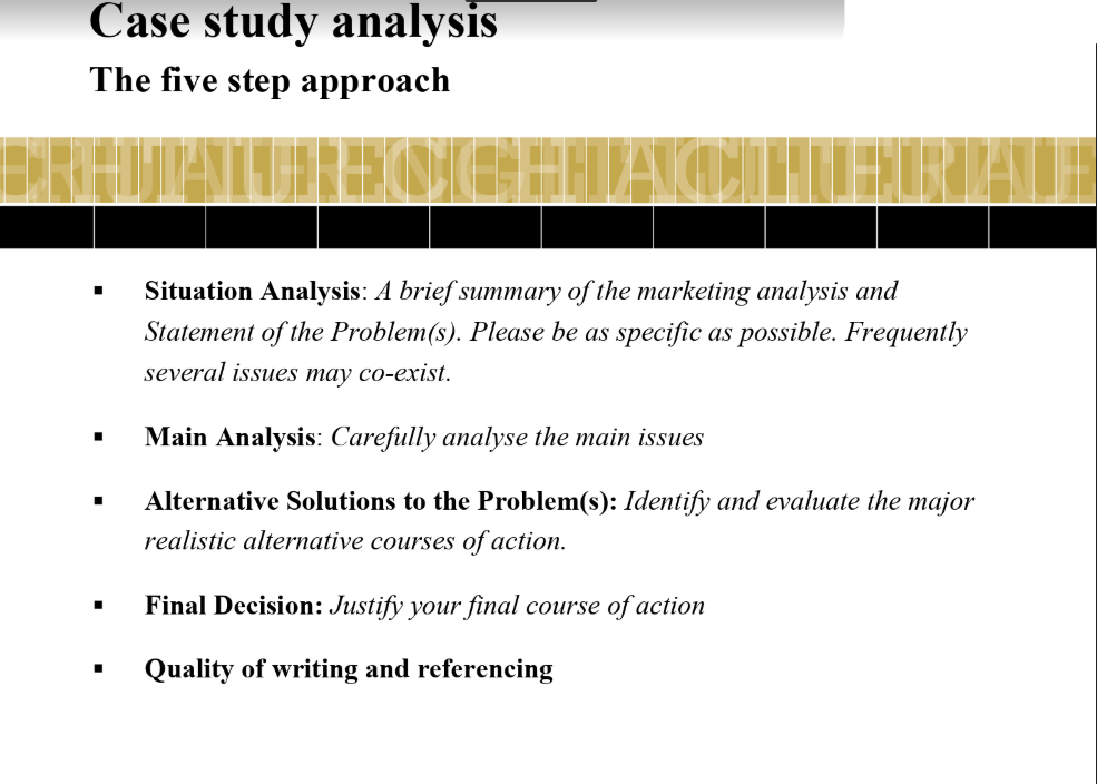 marketing case study analysis