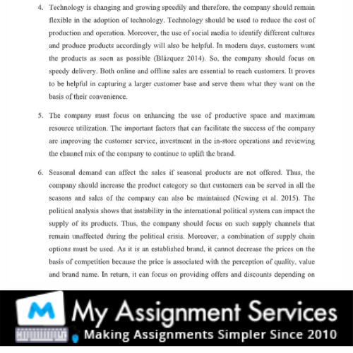 Fashion Business Management Assignment Sample