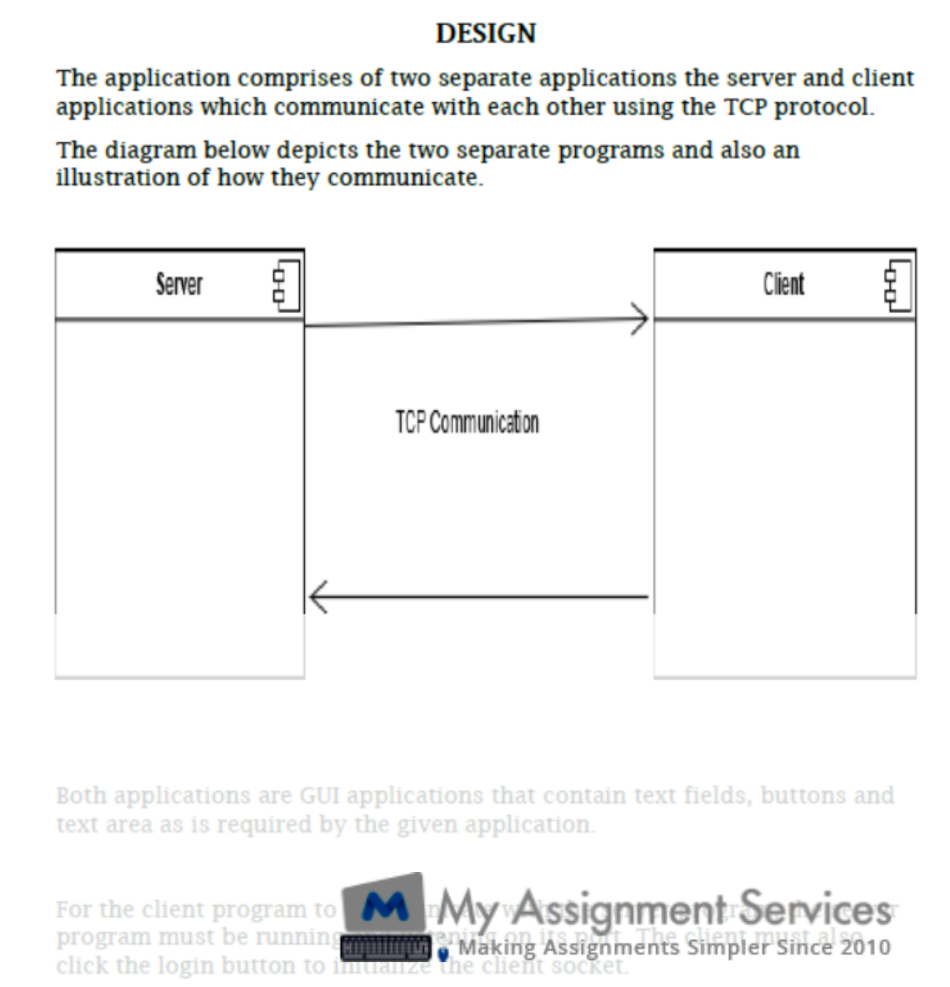 client-server model