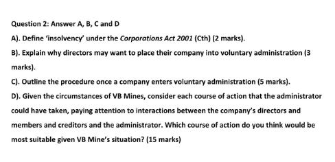 Company Directors Course Assignment Sample 4