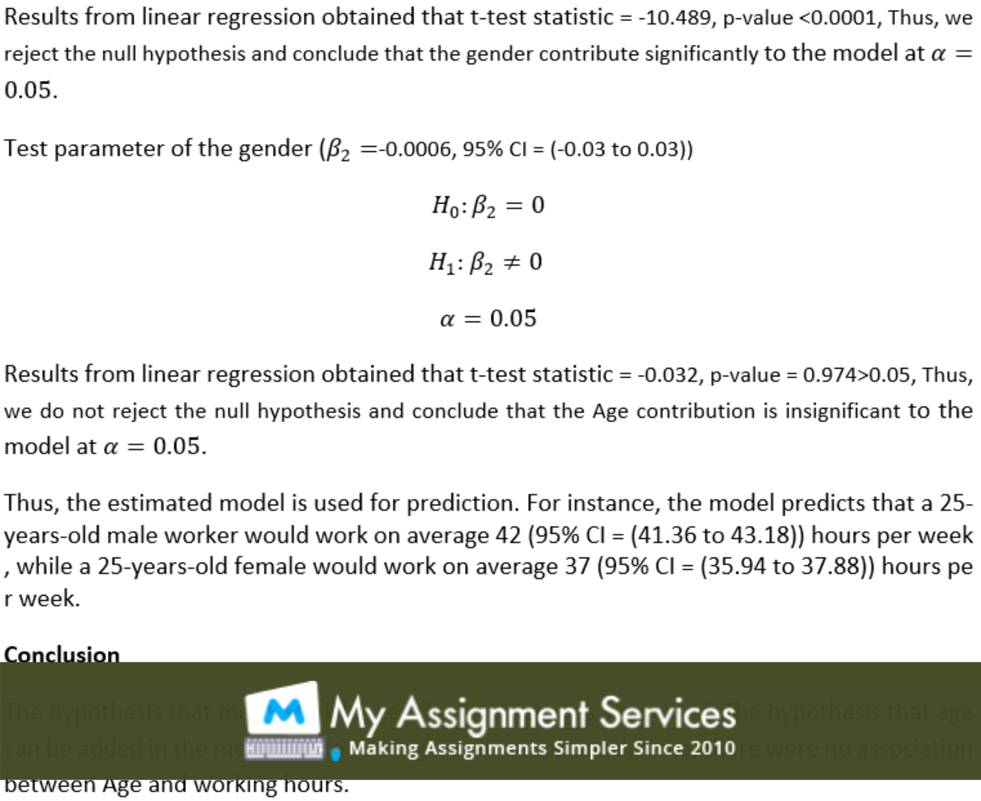 biostatistics homework assessment sample 6