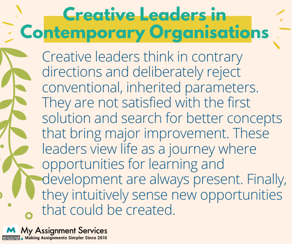 creative leaders in contemporary management