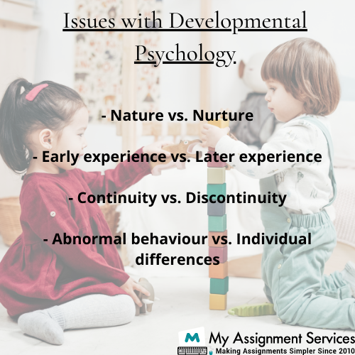 Issues with Developmental Psychology