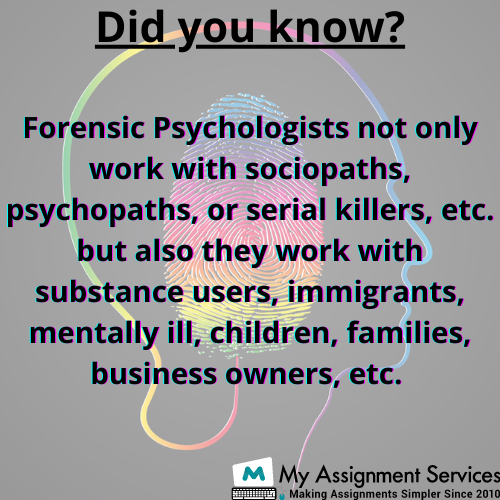 forensic psychology assignment help