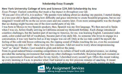 scholarship essay help service