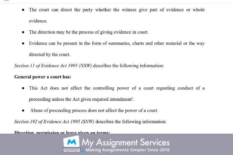 70109 Evidence Law Essay