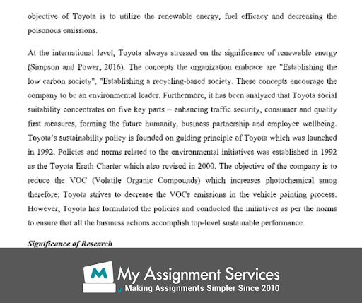 objective of toyota