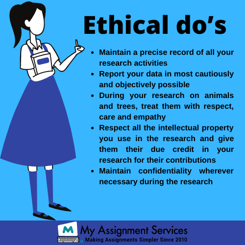 Ethical Do's of Research