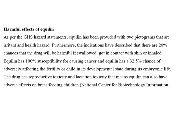 harmful effects of equilin