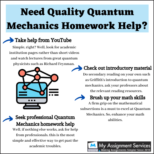 Quantum Mechanics Homework Help USA
