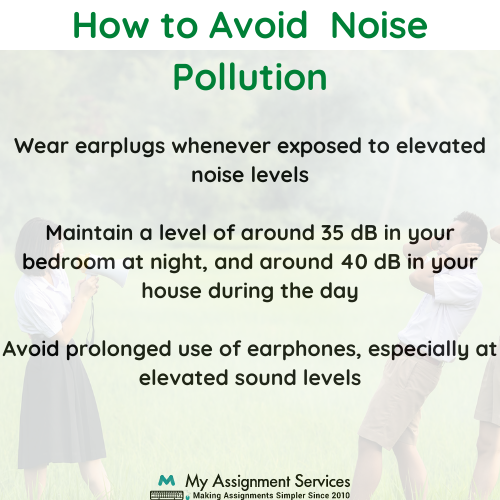 How to Avoid Noise Pollution