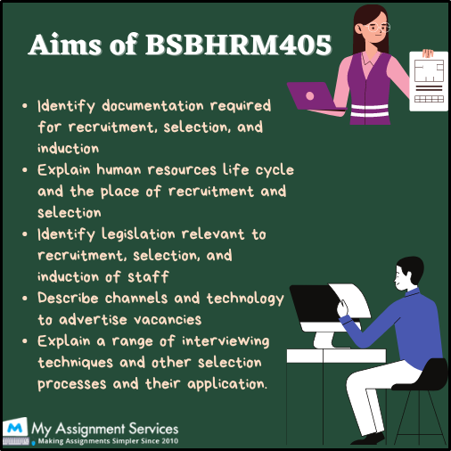 Aims of BSBHRM405