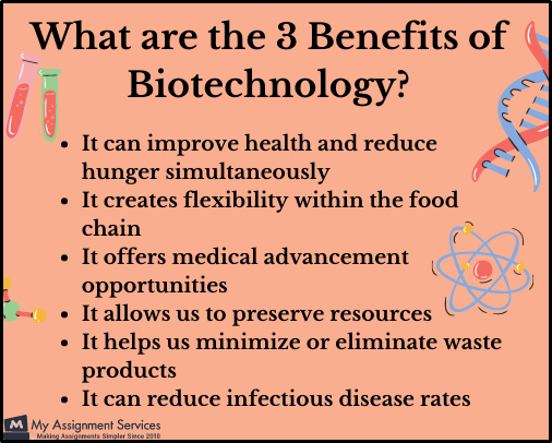 3 Benefits biotechnology