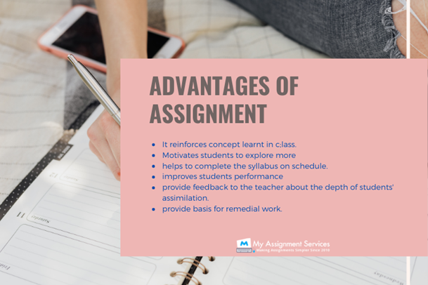 advantages of assignment