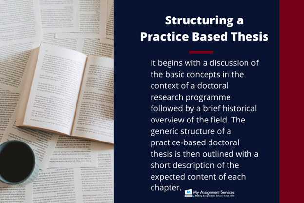 Structuring a practice Based thesis