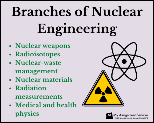 branches of nuclear engineering