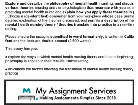 Clinical Physiology - Philosophy of mental health nursing