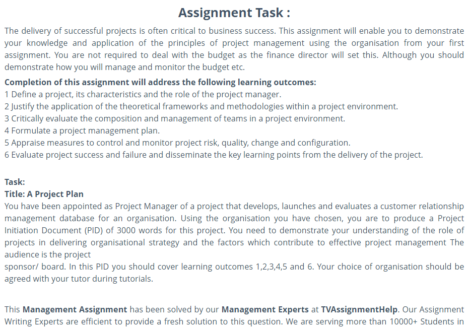 composition and management assignment sample