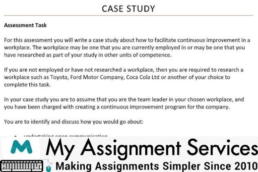 management assignment case study 