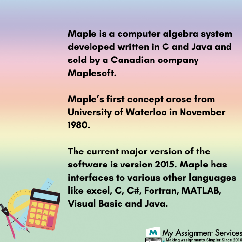 overview of maple software