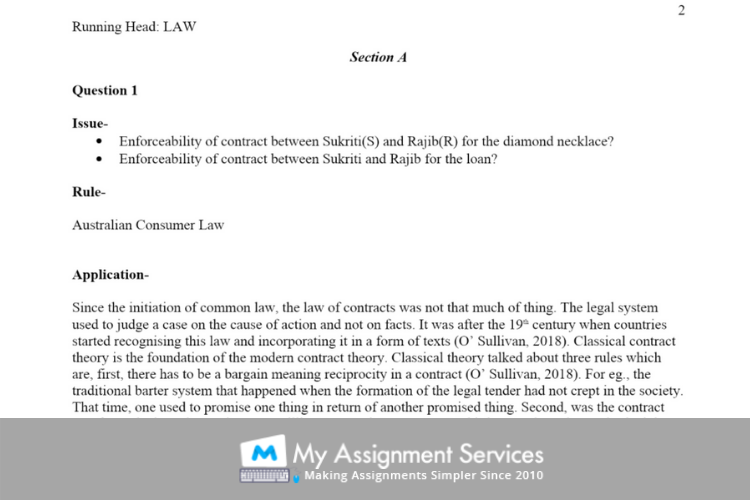 company law case study sample
