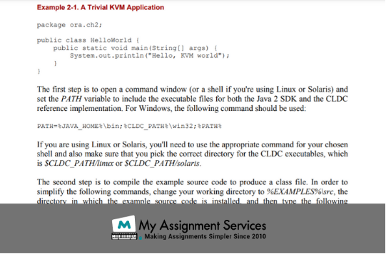 A Trival KVM Application