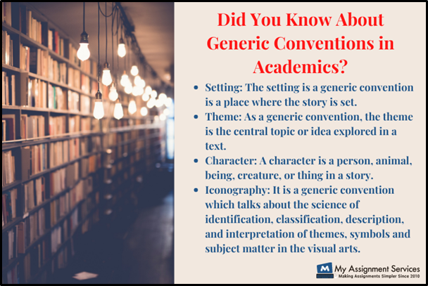 Generic Conventions in Academics