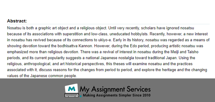 Samples on My Assignment Services for Asian Studies
