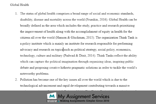 Global health introduction