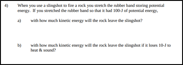 science assignment question