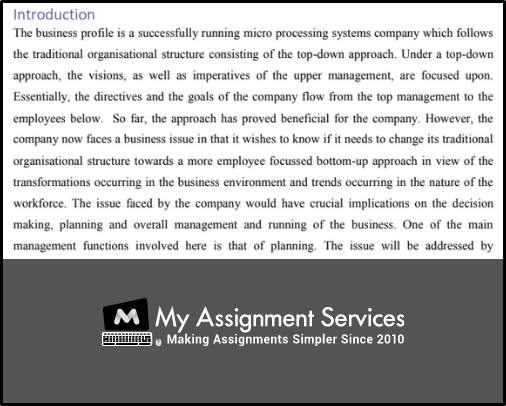 assignment introduction sample