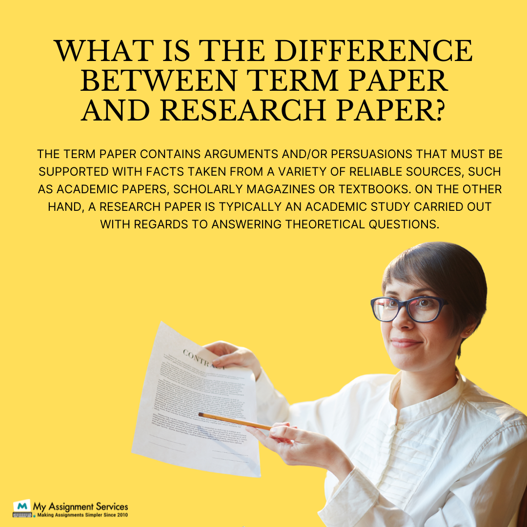 Difference Between Term Paper and Research Paper