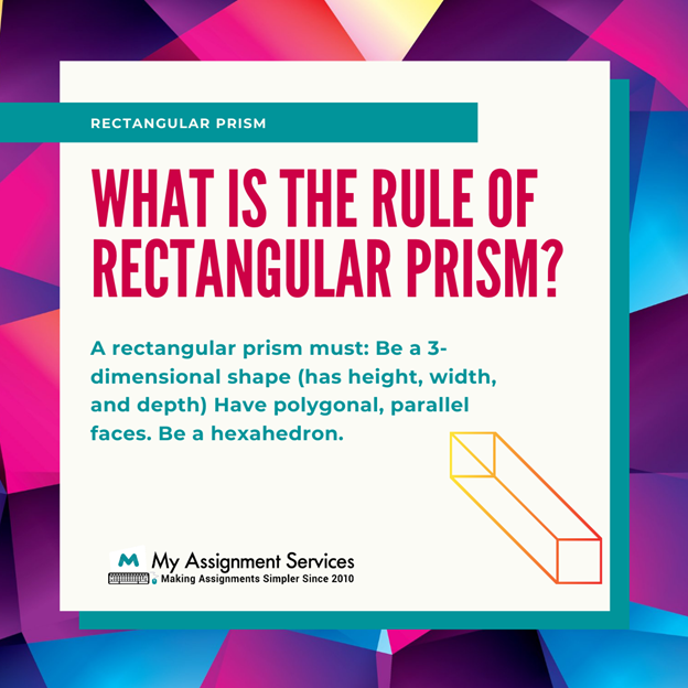 Rules of Rectangular Prisms