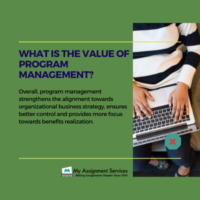 what is the value of program management