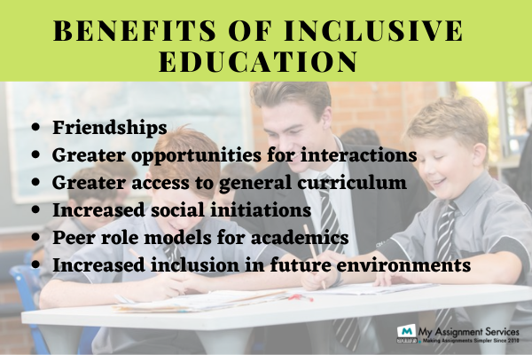 Benefits of Inclusive Education