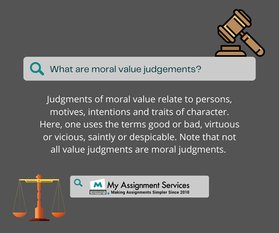 Moral Value Judgments