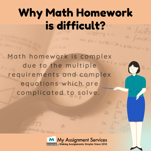 why math homework is difficult