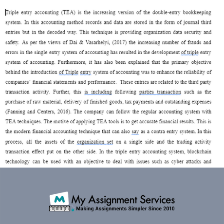 Financial Accounting Theory Assignment Sample at my assignment services
