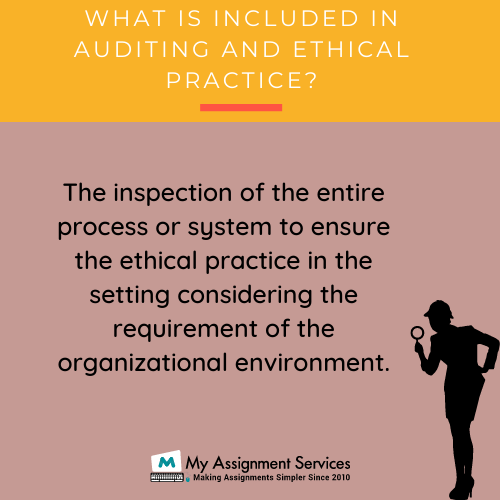 what is included in auditing and ethical practice