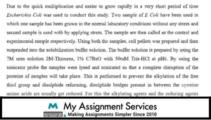 Proteomics Assignment Sample at my assignment services