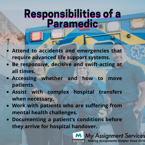 responsibilities of a paramedic