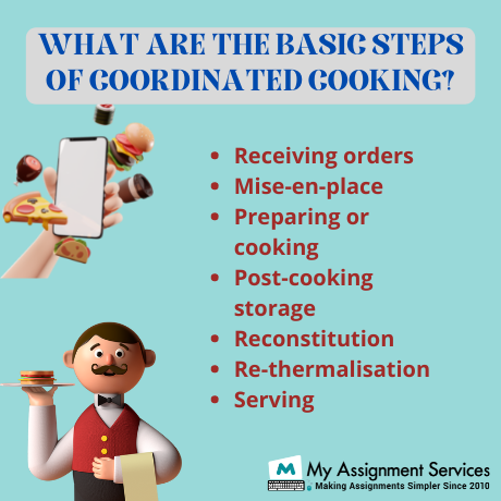 what are the basic steps of coordinate cooking