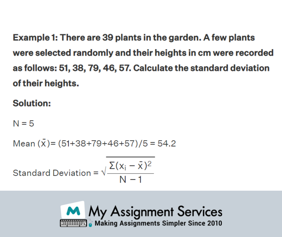 examples of standard deviation