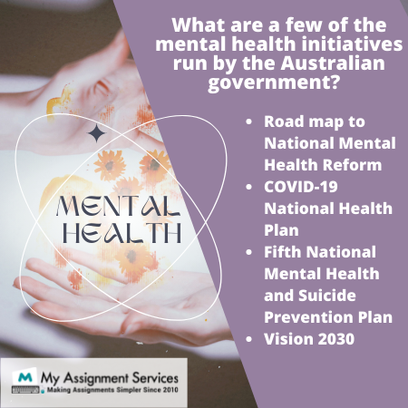 what are a few of the mental health initiatives run by the Australian government