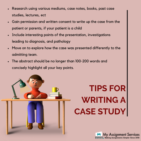 tips for writing a case study