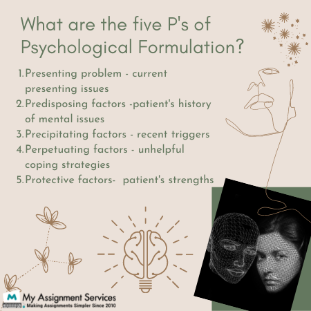 what are the five P of psychological formulation