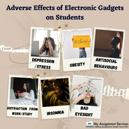 adverse effects of electronic gadgets on students