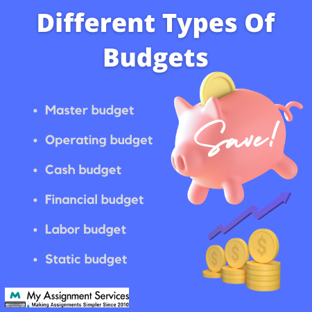 different types of budgets